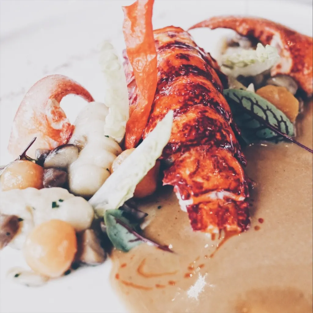 Blue lobster with Madagascar vanilla, chestnuts and gnocchis