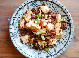 Mapo tofu simplifié 麻婆豆腐