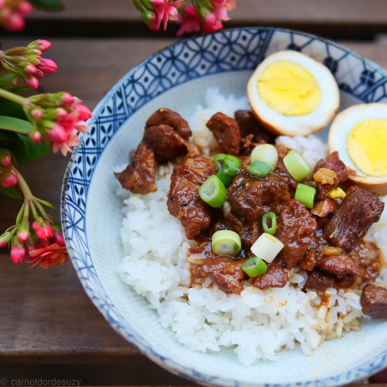 Porc braisé aux cinq parfums 台式卤肉饭